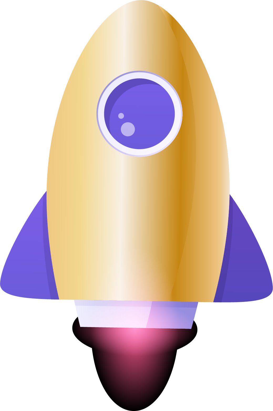 Gold rocket