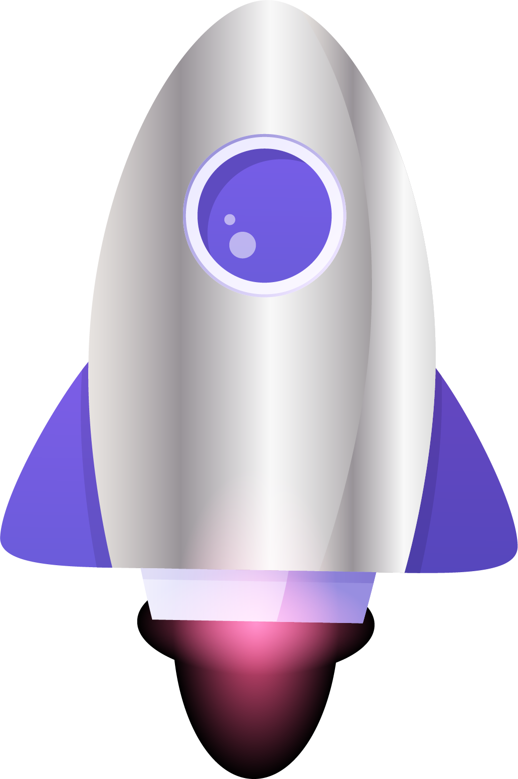Silver rocket